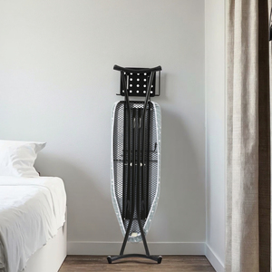 Châu âu Đồ nội thất nhà có thể điều chỉnh có thể gập lại Bàn ủi đứng với ăng-ten 15x48cm kim loại nhựa cho tủ quần áo cài đặt - Product Image 4