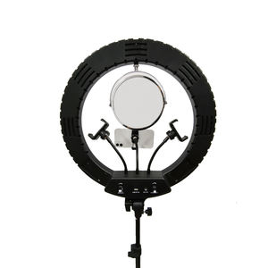 Kit d'éclairage pour selfie, lampe annulaire à intensité réglable, maquillage, vidéo, 18 pouces, à clipser pour <span class=keywords><strong>YouTube</strong></span>, TikTok - Product Image 1