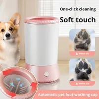 Lave-pattes automatique TongMao pour chiens et chats, modèle 0LX30, avec ABS + silicone doux au toucher pour toutes les saisons