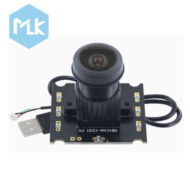 MLK N 30 Megapixel USB Camera Module DIY QR Code Scanning GC0308 Face Recognition LED Lamp 98 Degrees Wide Angle Distortion