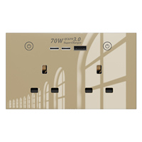 Prise intelligente WiFi Tuya, double prise UK avec charge rapide USB A+C 70W, chargeur universel 3.0 PD 147mm, prise intelligente pour la maison