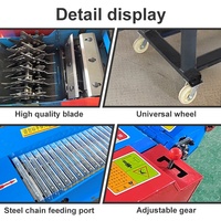 Paille d'alimentation automatique Coupeur d'ensilage Coupeur de paillettes Machine d'alimentation animale Ferme Fourrage Herbe Broyeur Machine