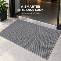 Tapis en PVC HM 6 mm en rouleau, antidérapant, pour porche extérieur, entrée, marches de porte, tailles et emballages personnalisés, fourniture OEM ODM