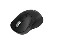 WD170 Mouse Optik Nirkabel USB Isi Ulang Mode Ganda dengan Roller Logam 4D 800/1200/1600 DPI Ergonomis ABS untuk Laptop Desktop