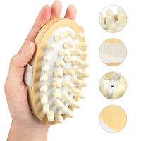 Cojín de aire Masajeador de madera natural Cepillo corporal Ducha Cepillo de masaje de cuerpo completo Mejor masajeador cervical de spa