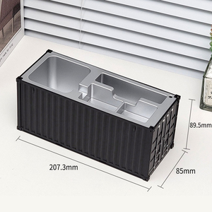 Simulation <strong>Shipping</strong> <strong>Container</strong> <strong>Model</strong> 20ft Mini Toys Logistics <strong>Container</strong> Multifunction Pen Holder Office Gift Custom Logo - Product Image 3