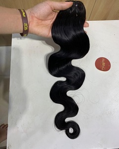 Lots de Cheveux Naturels Vietnamiens Ondulés avec Closure/Frontal, 100% Cheveux Humains, Couleur Naturelle, Longueur Personnalisée, Fournisseur en Gros - Product Image 6