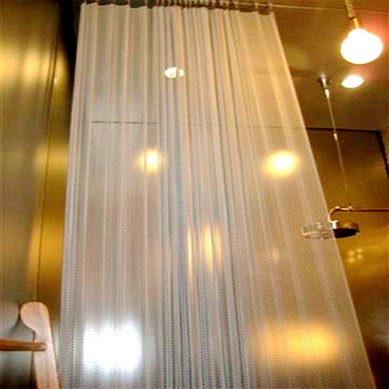 Interior design metal curtains