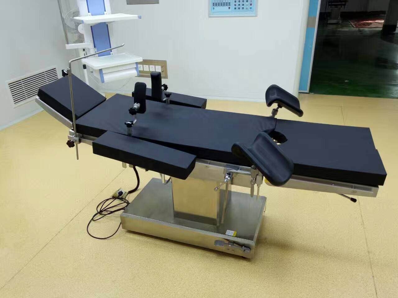 80mm Thick Metal Operation Theatre Bed Medical Operating Table 210*55cm