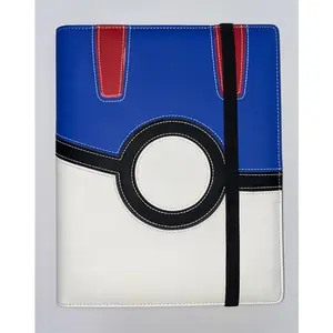 Premium PRO-BINDER Padded Leatherette Side loading 9-Pocket Album for YuGiOh Magic Cards Baseball Sports Trading Card Binder