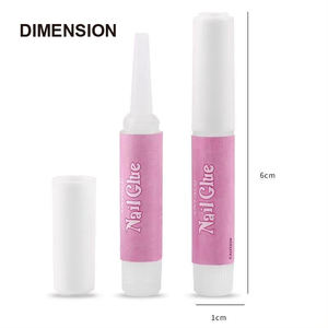 <span class=keywords><strong>Colle</strong></span> à ongles 2g transparente écologique, petite, longue durée, forte, puissante, séchage rapide, pour bijoux d'ongles et mini-perles - Product Image 6