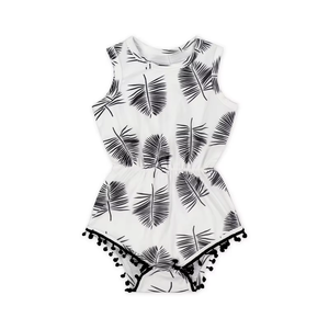 <span class=keywords><strong>Ropa</strong></span> de bebé niña 0-24 meses Floral sin mangas bebé <span class=keywords><strong>vaquera</strong></span> recién nacido mameluco conjunto de mono bebé niña mameluco con diadema - Product Image 2