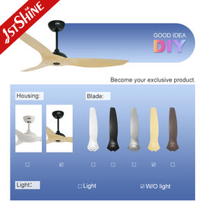 Ventilateur de plafond 1stshine, très vendu, 6 vitesses, faible consommation d'énergie, ventilateur de plafond en ABS avec télécommande - Product Image 4