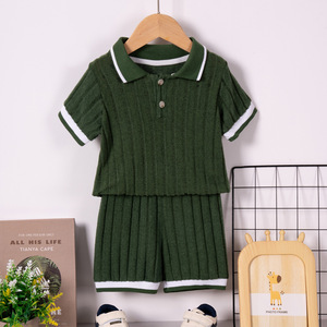 PSJ-Y0 Nouvel ensemble unisexe pour enfants avec vêtements courts pour enfants Vente en gros Ensemble <span class=keywords><strong>de</strong></span> vêtements d'été pour garçons et filles - Product Image 3
