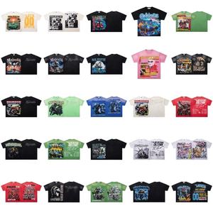 เสื้อยืดโอเวอร์ไซส์พิมพ์ลายผ้าฝ้าย 100% สไตล์ฮิปฮอปสำหรับผู้ชาย คอลเลคชั่นขายส่งเสื้อผ้าสตรีทแวร์ระดับไฮเอนด์ประดับคริสตัล แบรนด์ Majestik Clothing ปี 2026 - Product Image 6