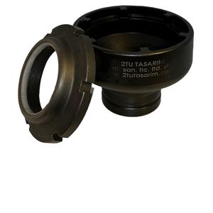 Tuerca de Eje Industrial de Alta Resistencia de 92x108x6 Puntos para Camiones MAN TGA, Alto Torque, Accionamiento de 3/4 - Product Image 2