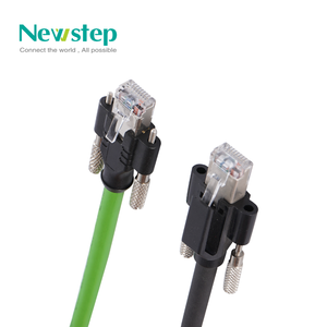 Câble <span class=keywords><strong>Ethernet</strong></span> RJ45 GigE Vision Cat6a haute flexibilité pour chaîne porte-câbles, avec vis, pour caméra et vision industrielle - Product Image 2