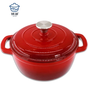 エナメル鋳鉄ダッチオーブンポットカスタム高品質ノンスティックエナメル鋳鉄調理器具 - Product Image 3