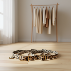 Cinturón de Tela con Hebilla MINMIN y Estampado de Leopardo de 3 cm - Product Image 3