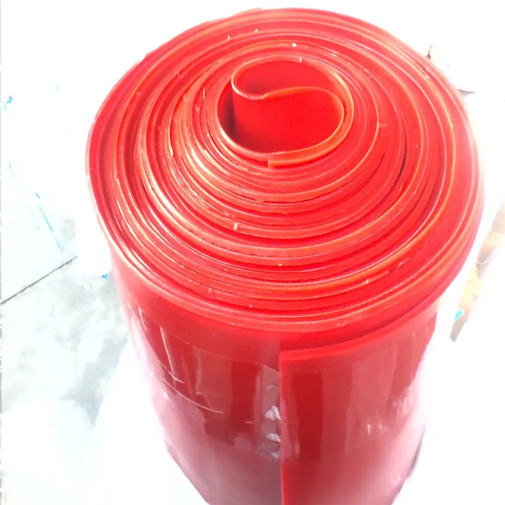 Customized Red color Silicone rubber sheet industrial grade