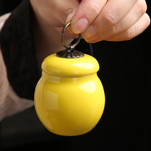 Mini botella de almacenamiento de cerámica portátil de 20ml, 40ml, 70ml, contenedor de comida para medicina, té, café, personalizado para restaurantes para ir de compras - Product Image 6