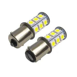 Mükemmel led 1156 BA15S / 1157 BAY15D / T20 / S25 Led araba sinyal lambaları 5050 18SMD Led fren lambası dönüş ters ampul