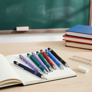 Muestra Gratuita, Bolígrafos Personalizados al por Mayor para Material Escolar, Bolígrafo de Plástico con Pantalla Táctil, Regalo Publicitario, Bolígrafos con Clic - Product Image 3