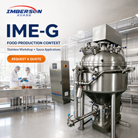 Mélangeur homogénéisateur sous vide alimentaire 100L pour la production de sauces, mélangeur émulsifiant sous vide pour la R&D des petites usines alimentaires