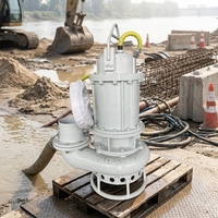 Pompa Air Submersible Listrik Pompa Filter Pasir Paduan Krom Tinggi Pengolahan Lumpur dan Residu Pompa Pasir Submersible
