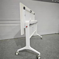 Bureau de réunion de conférence nouveau design à roulettes Mobilier scolaire Salle de formation Table de formation pliable et amovible
