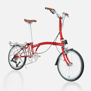 Xe đạp gấp thành phố nhỏ gọn CRANSTON 20 inch, 9 tốc độ, phanh đôi V, khung gấp ba, bộ trục giữa CNC 53T, bánh xe 20 inch - Product Image 5