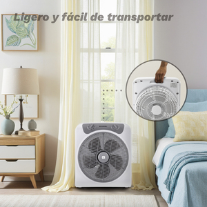 Ventilateur sur pied Grunkel Box Fan 50W blanc 3 vitesses - Product Image 5