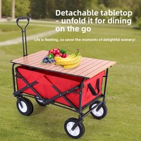 Chariot pliable en acier pour extérieur, transport portable de courses, supermarché, camping, photographie