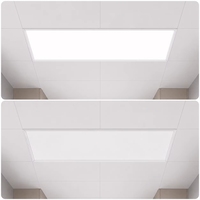 Plafonnier LED JINK Halo Tile à CRI 98 ultra-fin intelligent avec technologie Matter Thread