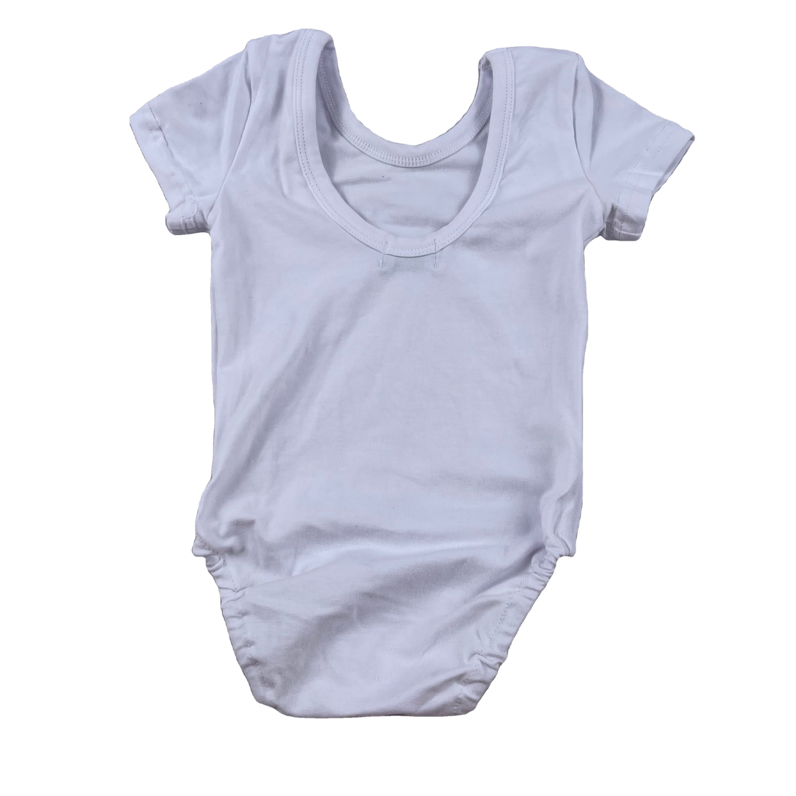 Новое поступление, детская эксклюзивная одежда, однотонный хлопковый купальник для новорожденных девочек с короткими рукавами и глубоким вырезом на спине, балетный танцевальный купальник