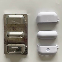 Fonlyu Cetakan Penutup Sublimasi 3D untuk Airpods4 3 2 1 Max DIY Cetakan Pelindung Penutup Earphone Bluetooth Lapisan Tunggal