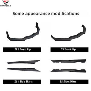 Fabrication de l'ancien au nouveau pour Chevrolet <span class=keywords><strong>Corvette</strong></span> C8 Z06 Kit d'accessoires Kit de carrosserie avec jupe latérale de capot de pare-chocs avant arrière - Product Image 4