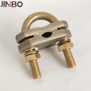 Hot Selling Top Quality Earth Rod Connection Clamp Brass U Bolt Rod Clamp