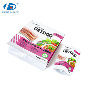 Benutzer definiertes matt bedrucktes Logo Kleine Beutel verpackung Bolsa Plastic Pet <span class=keywords><strong>Cat</strong></span> Hundefutter Verpackungs beutel Heiß versiegelte Stand-up-Tasche - Product Image 5