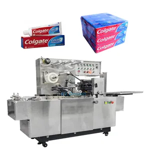 Máquina automática de embalagem de celulose para cosméticos, caixa de creme de dente e pasta de dente, máquina de embalagem automática de celulose