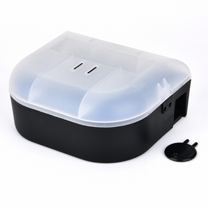 Cache-vitres en plastique noir pour restaurants – Station d'appâtage compacte anti-rongeurs - Product Image 4