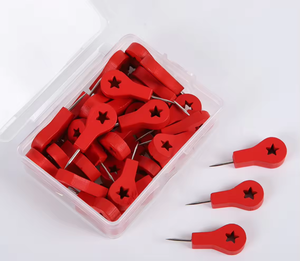 Épingles à <span class=keywords><strong>carte</strong></span> <span class=keywords><strong>en</strong></span> bois rouge, épingles à <span class=keywords><strong>carte</strong></span> <span class=keywords><strong>en</strong></span> liège, épingles à tête d'étoile rouge pour suivre les voyages, épingles à <span class=keywords><strong>carte</strong></span> <span class=keywords><strong>en</strong></span> bois 3D <span class=keywords><strong>en</strong></span> vrac et designs personnalisés - Product Image 2