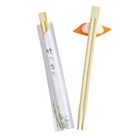 Baguettes en bambou jetables naturelles non polies en vrac vente en gros de fournisseur de sushi à emporter de restaurant écologique