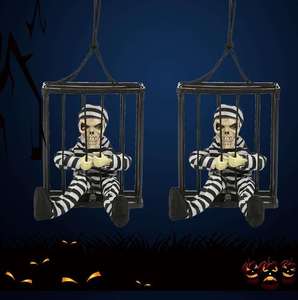 Decoración de casa embrujada para Halloween, accesorios de Horror de un ojo, <span class=keywords><strong>fantasma</strong></span> colgante, brillo, Control de voz - Product Image 6