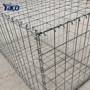 Saldata di gabion netto 50x50 maglia di filo a spirale rock gabbia di pietra muro di sostegno costruzione - Product Image 2