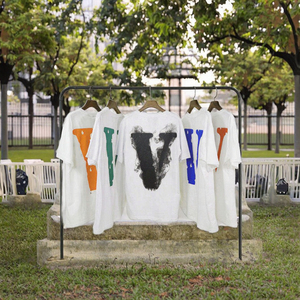 Camisetas de Algodón 100% con Diseño Estampado Estilo Chino, Talla Grande, Personalizadas al por Mayor, Marca T1, para Hombre, Antiencogimiento, Transpirables, Tejidas - Product Image 3