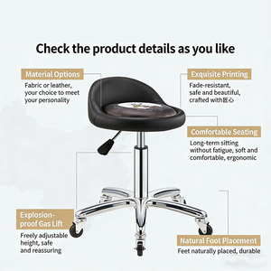 Schönheitsstuhl, Barhocker, Hoher Barstuhl, Friseurstuhl, Höhenverstellbarer Stuhl - Product Image 5
