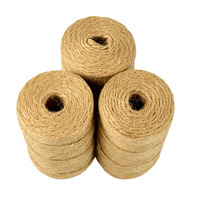 Cordon en chanvre naturel brut de 2 mm sur rouleau