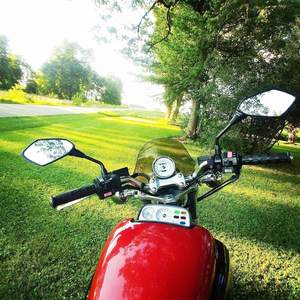 Rétroviseurs latéraux convexes universels pour moto, compatibles avec les boulons M8 M10, accessoires pour guidon de scooter et de vélo - Product Image 5