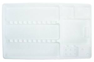 Baki Pemisah Medis Sekali Pakai Autoklaf <span class=keywords><strong>Dental</strong></span> Divided Instrument <span class=keywords><strong>Plastic</strong></span> Fit Tray - Product Image 5